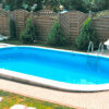 stål oval pool